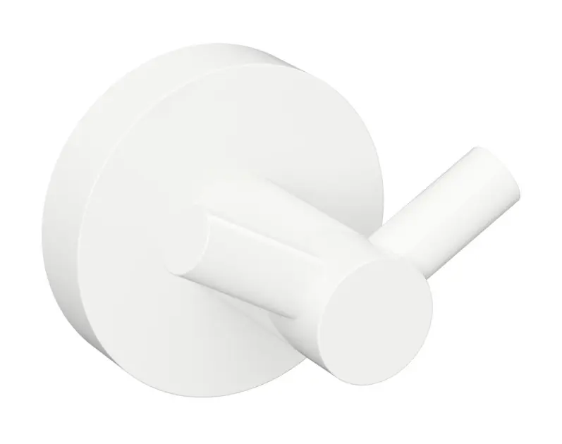 Sapho X-Round - Gancho doble, blanco XR202W