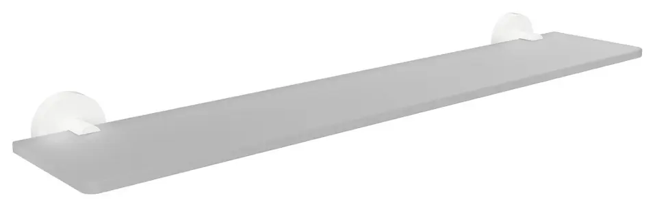 Levně Sapho X-Round - Polička, délka 60 cm, matné sklo/bílá XR609W