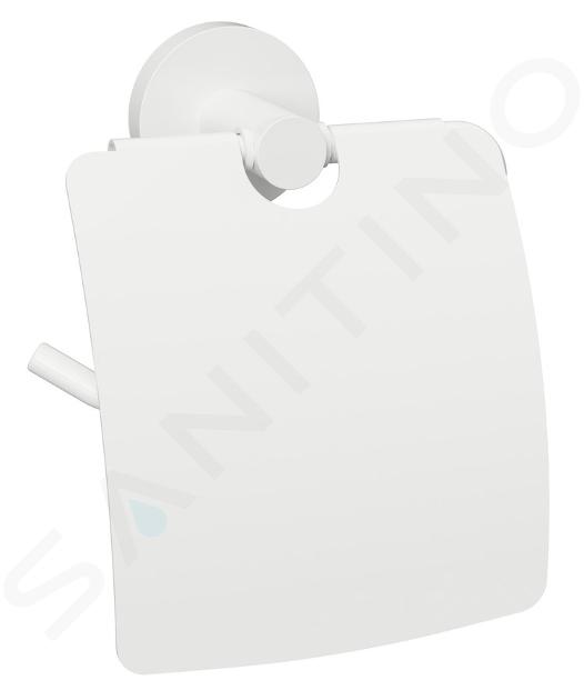 Sapho X-Round - Porta carta igienica, bianco XR732W