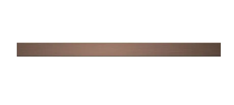 Levně I-Drain DZIGNSTONE - Designový rošt pro vaničky Solid Linear, délka 79 cm, měděná DP.GS.K.0792