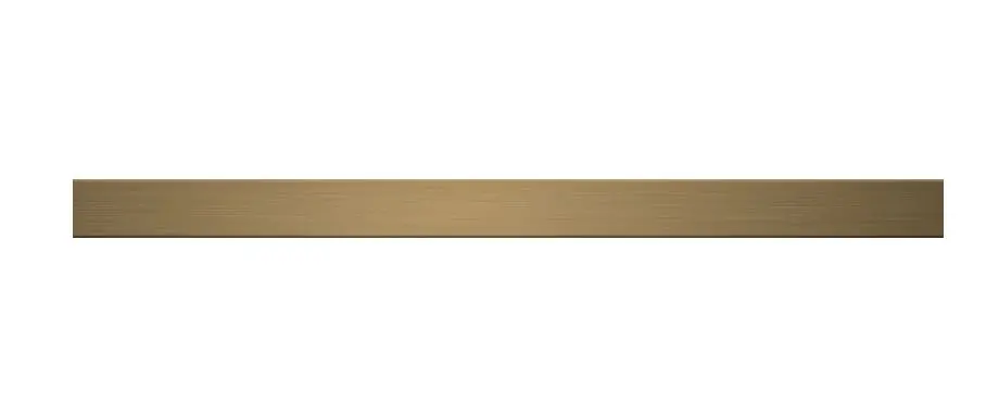 Levně I-Drain DZIGNSTONE - Designový rošt pro vaničky Solid Linear, délka 79 cm, zlatá DP.GS.G.0792