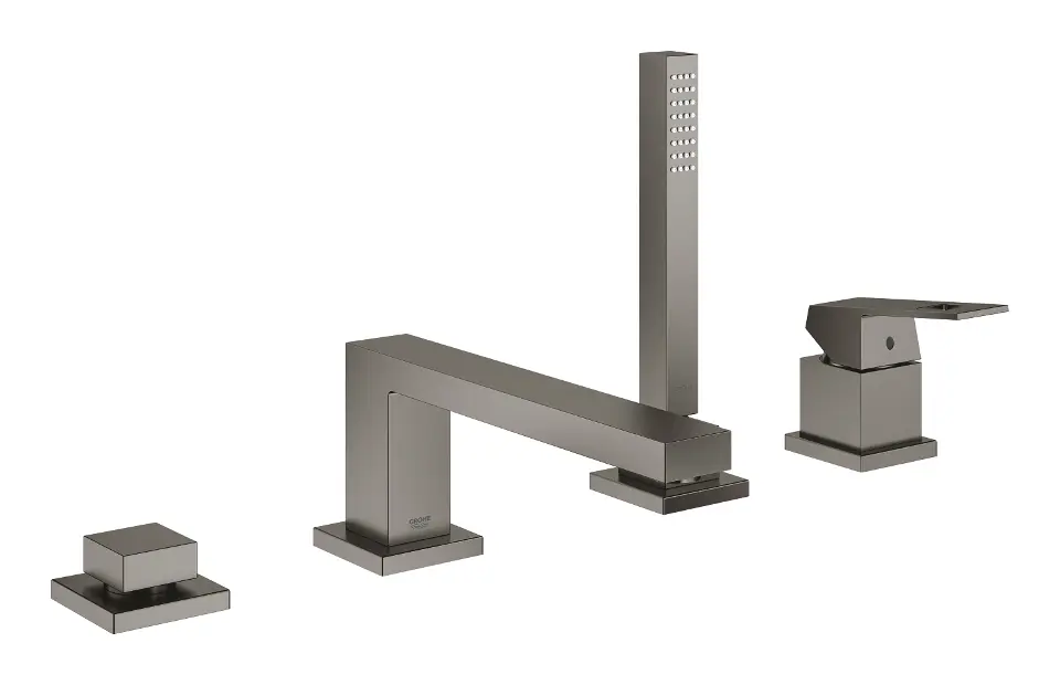 Grifería Grohe Geneva Para Bañera - 3 Agujeros, Acabado Bronce Aceitado, 75 Cm
