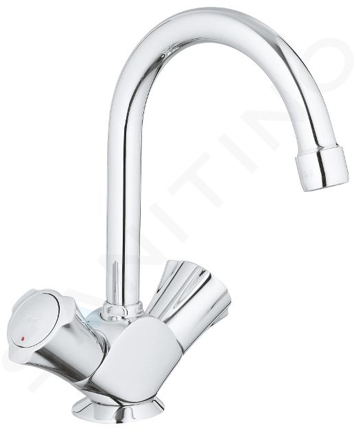 Grohe Costa L - Grifo de lavabo, con desagüe, cromo 21375001