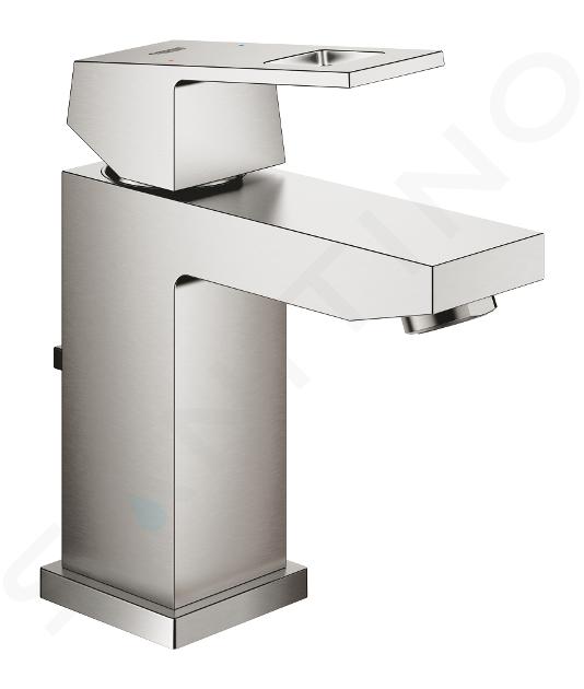 Grohe Eurocube - Waschtischarmatur mit Ablauf, Supersteel 23127DC0