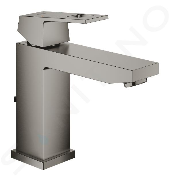 Grohe Eurocube - Umývadlová batéria s výpusťou, kefovaný Hard Graphite 23445AL0