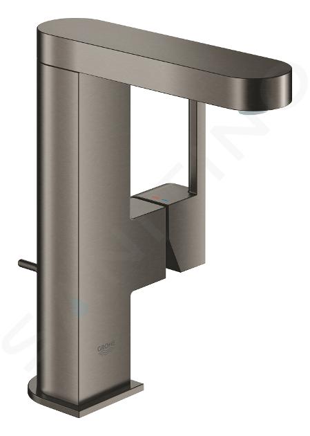 Grohe Plus - Wastafelkraan M met waste, geborsteld Hard Graphite 23871AL3