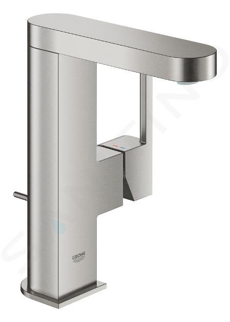 Grohe Plus - Waschtischarmatur M mit Ablauf, Supersteel 23871DC3