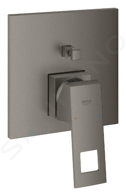 Grohe Eurocube - Grifo empotrado para 2 dispositivos, Hard Graphite cepillado 24062AL0