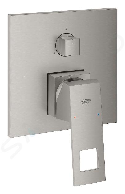 Grohe Eurocube - Afdekset voor inbouwkraan voor 3 functies, supersteel 24094DC0