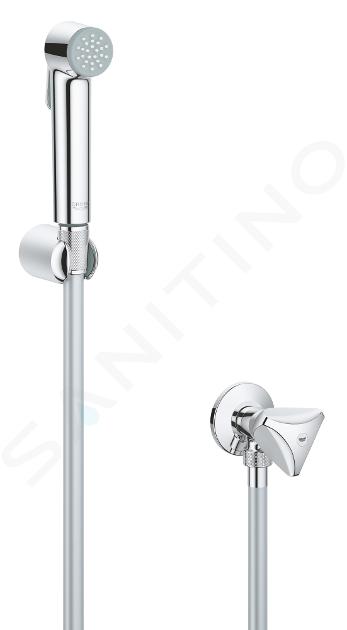 Grohe Tempesta - Válvula angular de pared, con ducha de mano, cromo 26357000