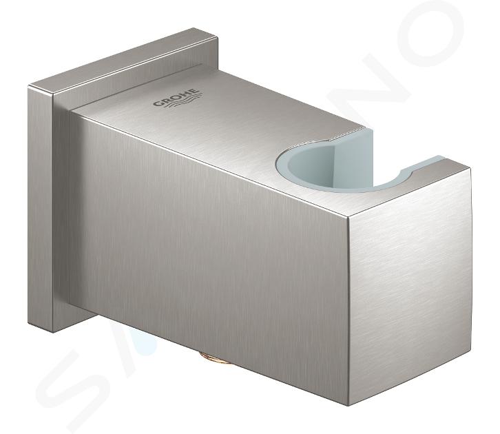 Grohe Euphoria Cube - Coude mural avec support, supersteel 26370DC0