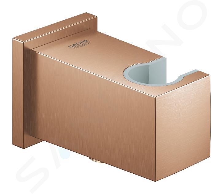 Grohe Euphoria Cube - Cot de perete cu suport, Brushed Warm Sunset 26370DL0