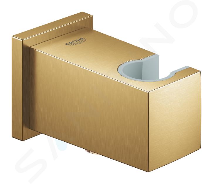 Grohe Euphoria Cube - Codo de pared con soporte, Cool Sunrise cepillado 26370GN0