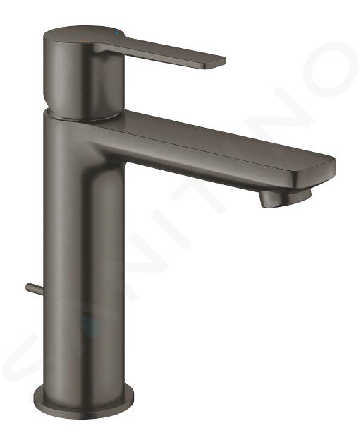 Grohe Lineare - Umyvadlová baterie s výpustí, kartáčovaný Hard Graphite 32114AL1