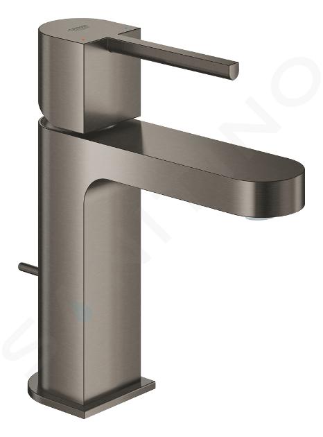 Grohe Plus - Bateria umywalkowa z odpływem, Brushed Hard Graphite 32612AL3