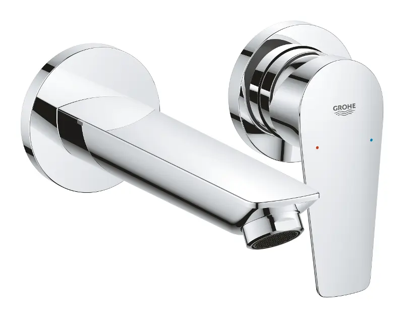 Grohe BauEdge - Ugradbena Miješalica za umivaonik, ugradnja na 2 otvora, krom 20474001