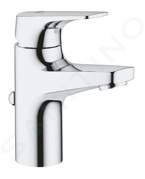 Grohe BauFlow - Grifo de lavabo, con desagüe, cromo 23751000