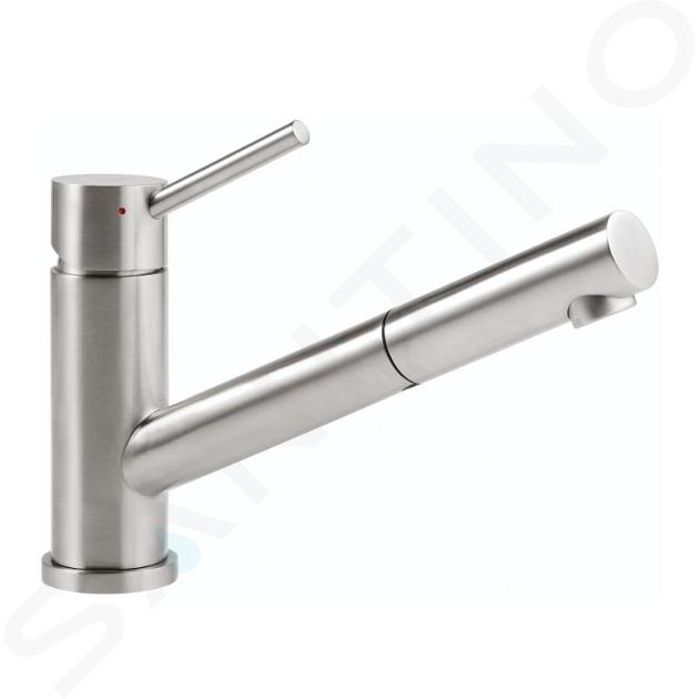 Villeroy & Boch Como - Miscelatore da lavello con bocca di erogazione estraibile, acciaio inox 925200LC