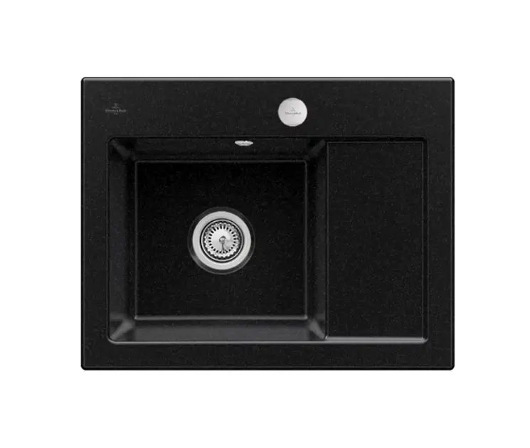 Villeroy & Boch Subway 45 - Keramický drez 65x51 cm, excentrické ovládanie, CeramicPlus, chromit 331202J0
