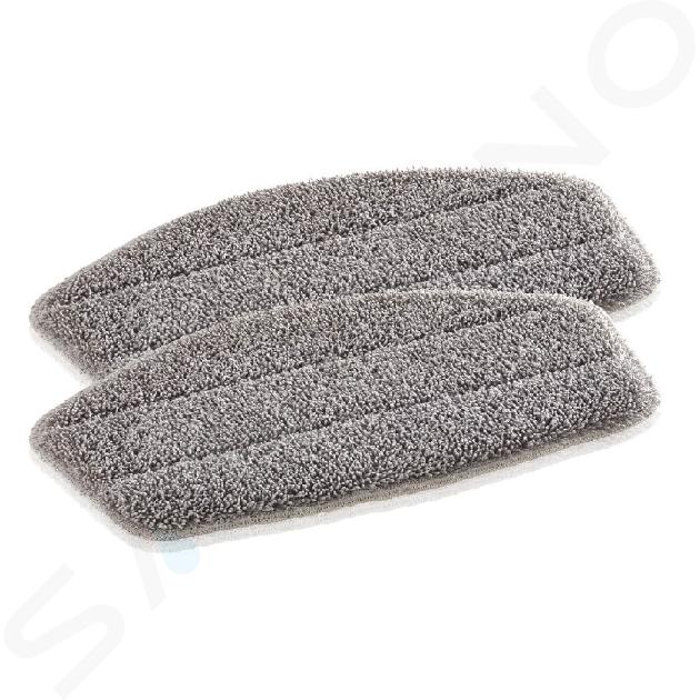 Leifheit Accesorios - Funda de recambio para la mopa a vapor Clean Tenso, 2 unidades, gris 11911