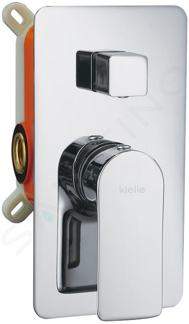 kielle Vega - Dispenser di sapone liquido con supporto, vetro