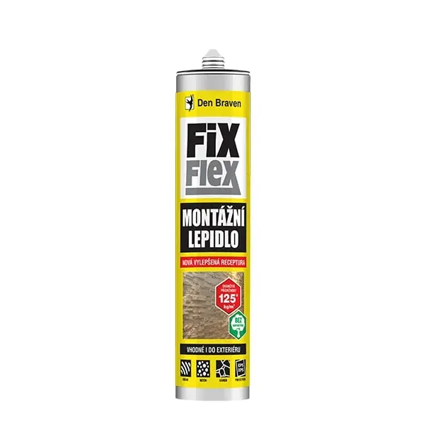 Den Braven Lepidlá - Montážne lepidlo FIX FLEX 310 ml kartuša biela 50408FF