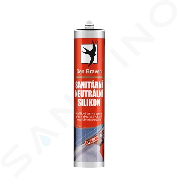 Den Braven Silikóny - Sanitárny neutrálny silikón 280 ml kartuša biela 306021RL