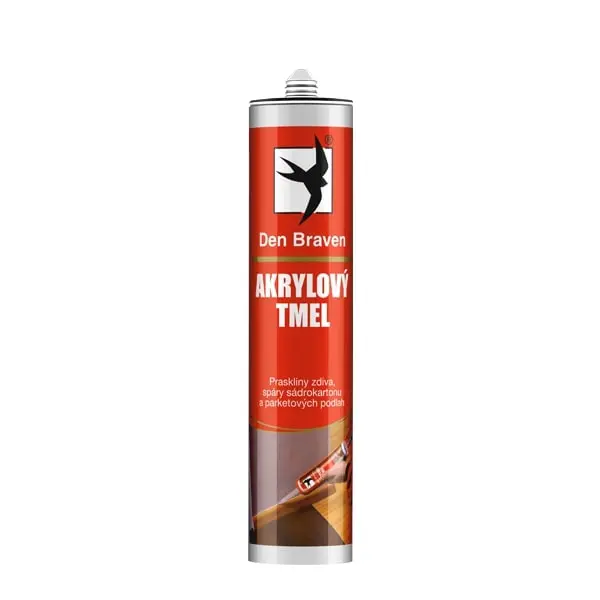 Levně Den Braven Tmely - Akrylový tmel 280 ml kartuše šedá 20103RL