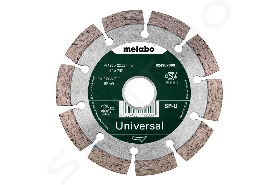Metabo 624296000 SP-U diamantový rezný kotúč Priemer 125 mm Ø otvoru 22.23 mm betón 1 ks; 624296000