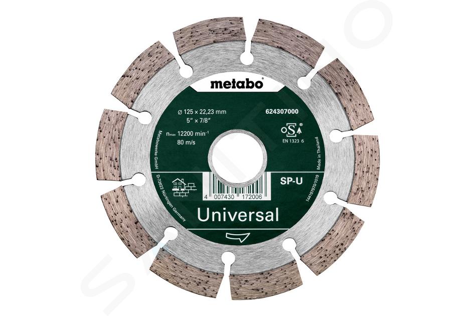 Metabo Toebehoren - Diamant-doorslijpschaaf voor alle bouwmaterialen 125 x 22,23 mm 624296000