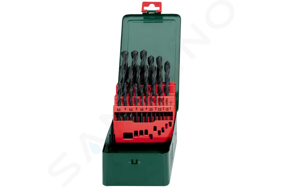 Metabo Accessori - Cassetta di punte da trapano HSS-R, 25 pezzi 627152000