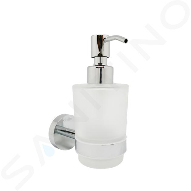 kielle Oudee - Wall mounted soap dispenser, frosted glass/chrome 40102000