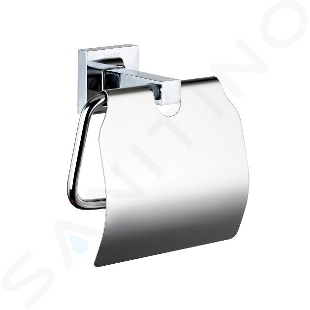 kielle Harmonia - Toilet roll holder with cover, chrome 40423000