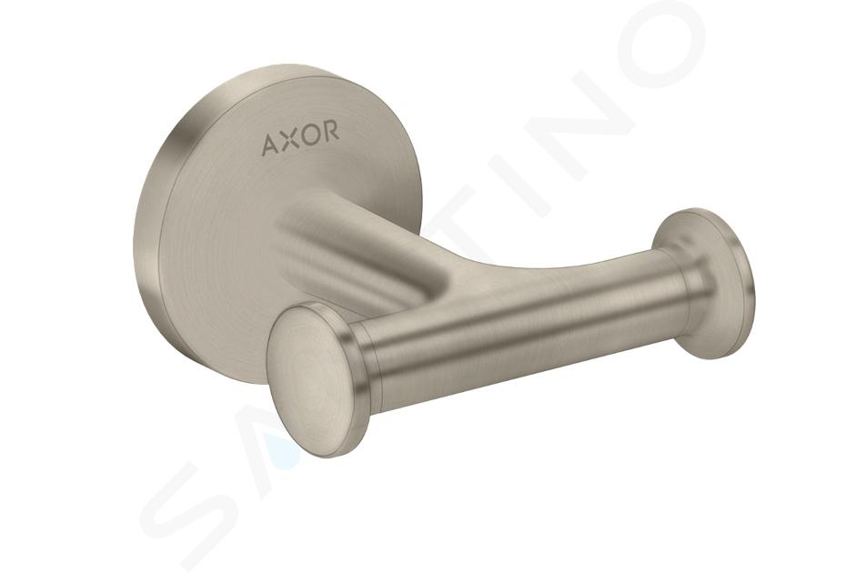 Axor Universal Circular - Doppio gancio, nichel spazzolato 42812820