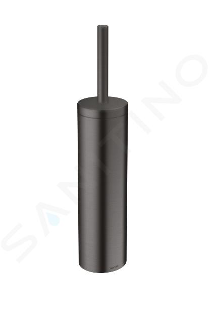 Axor Universal Circular - toiletborstel met wandhouder, geborsteld zwart chroom 42855340