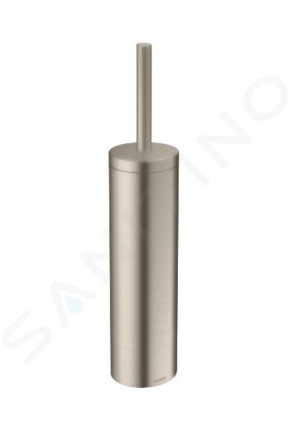 Axor Universal Circular - Brosse WC avec support mural, nickel brossé 42855820