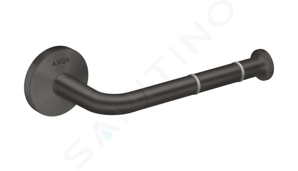 Axor Universal Circular - Toilettenpapierhalter, Chrom schwarz gebürstet 42856340