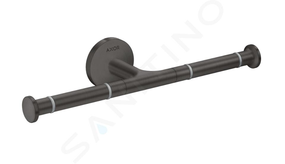 Axor Universal Circular - Toilettenpapierhalter, Chrom schwarz gebürstet 42857340