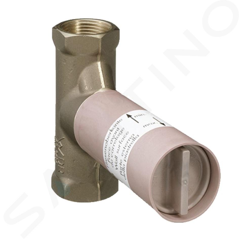 Hansgrohe Cuerpos de montaje - Cuerpo básico para válvula de cierre empotrada DN 15 15974180