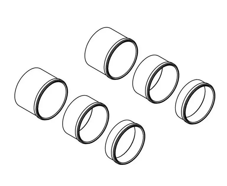 Axor - Zestaw nasadek gwintowanych 97971000