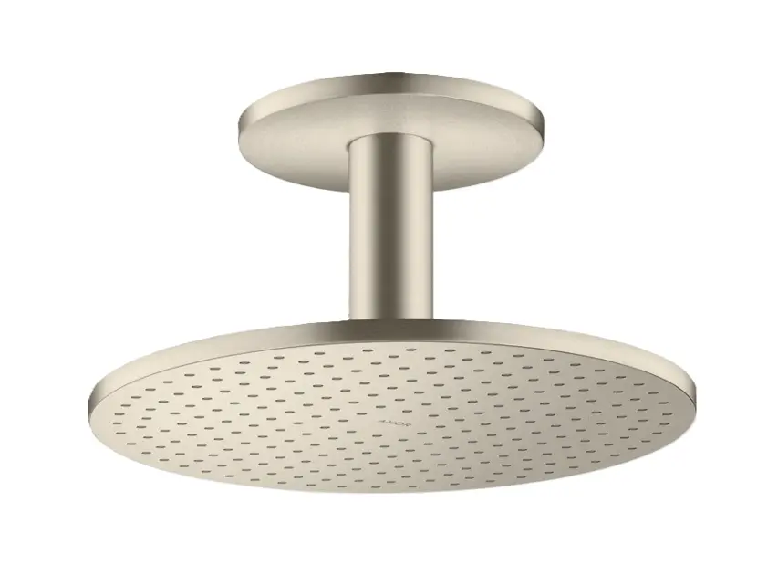 Axor ShowerSolutions - Pălărie de duș, diametru 30 mm, 2 jeturi, nichel periat 35304820