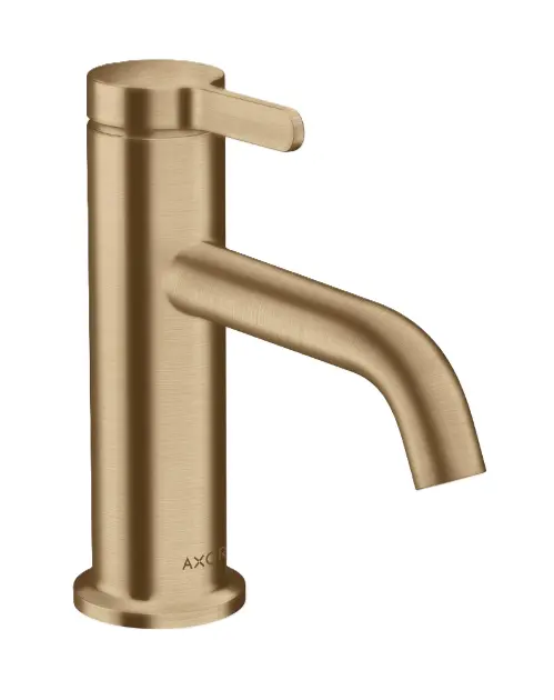 Levně Axor One - Umyvadlová baterie s výpustí, EcoSmart, kartáčovaný bronz 48001140