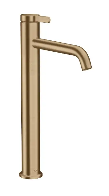 Levně Axor One - Umyvadlová baterie s výpustí, EcoSmart, kartáčovaný bronz 48002140