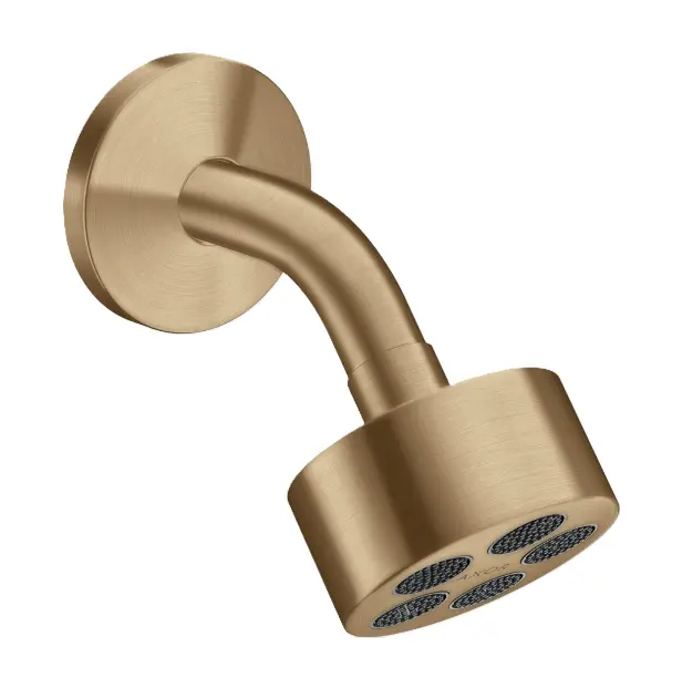 Levně Axor One - Hlavová sprcha, průměr 7 cm, EcoSmart, kartáčovaný bronz 48490140