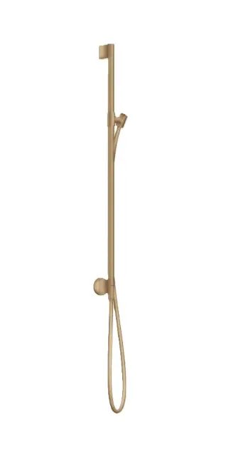 Axor One - Duschstange 97 cm mit Duschschlauch, gebürstete Bronze 48792140