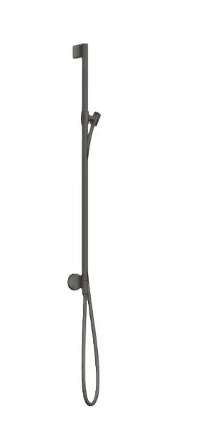 Axor One - Duschstange 97 cm mit Duschschlauch, gebürstetes Schwarzchrom 48792340