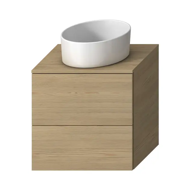 Jika Mio - Ugradbena jedinica za umivaonik, 61 x 59 x 45 cm, 2 ladice, jasen H41J7154013421
