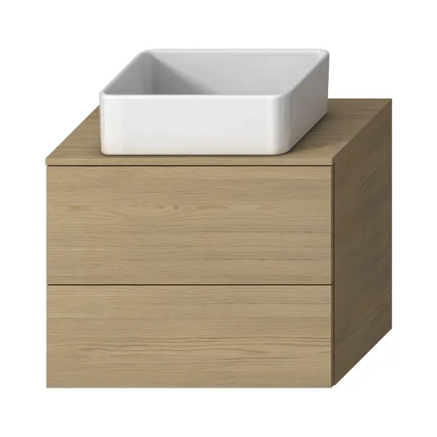 Jika Mio - Ormarić za umivaonik ispod pulta, 76 x 59 x 45 cm, 2 ladice, javor H41J7164013421