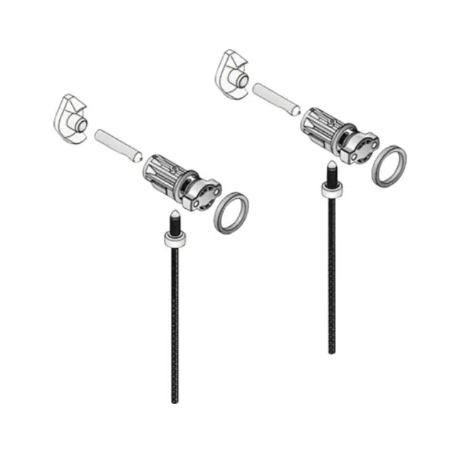 Jika Mio-N - Upevňovacia súprava k závesnému WC H8928340000001