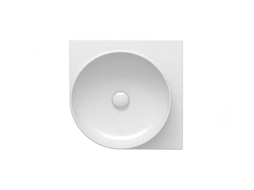 Ravak Yard - Umywalka narożna 45x45 cm, bez przelewu, bez otworu na baterię, biała XJX01045000